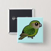 Birdorable Kakapo Button (Vorne & Hinten)