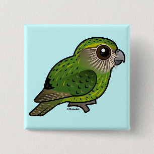 Birdorable Kakapo Button