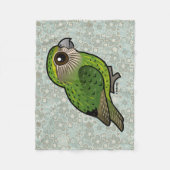 Birdorable Kakapo Fleecedecke (Vorderseite)