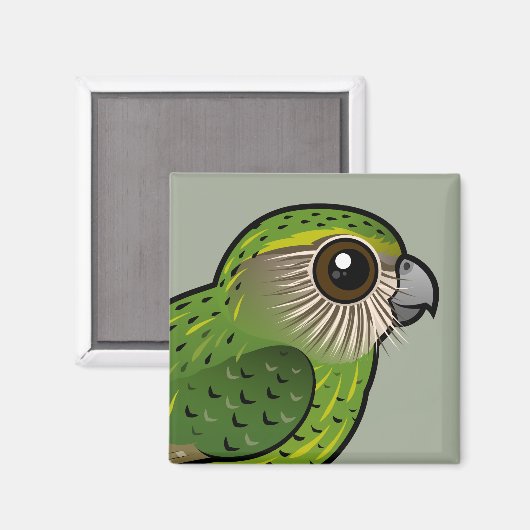 Birdorable Kakapo Magnet (Vorderseite/Rückseite)