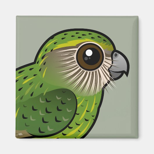Birdorable Kakapo Magnet (Vorne)