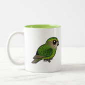 Birdorable Kakapo Zweifarbige Tasse (Links)