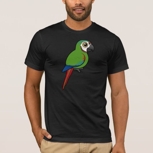 Birdorable Kastanie-konfrontierte Macaw T-Shirt (Vorderseite)