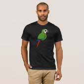 Birdorable Kastanie-konfrontierte Macaw T-Shirt (Vorne ganz)