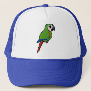 Birdorable Kastanie-konfrontierte Macaw Truckerkappe