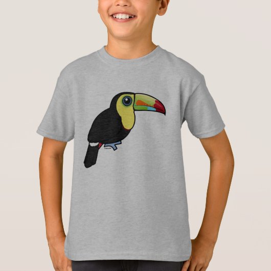Birdorable Keel-schnabel Toucan T-Shirt (Vorderseite)