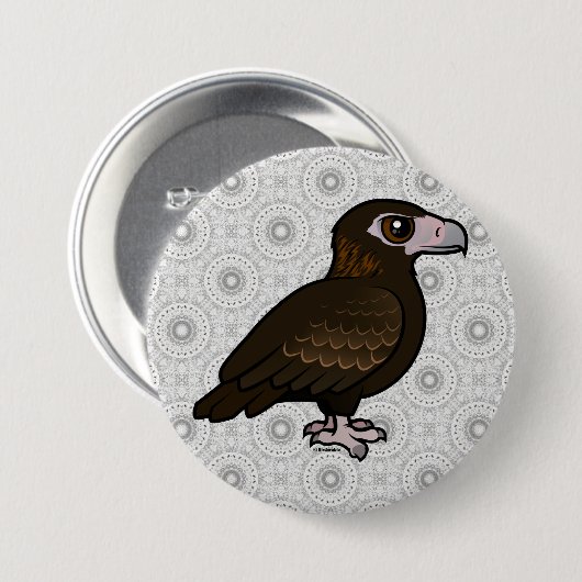 Birdorable Keil-band Eagle an Button (Vorne & Hinten)