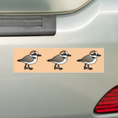Birdorable Kentish Regenpfeifer Autoaufkleber (Auf Auto)