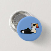 Birdorable King Eider Button (Vorne & Hinten)