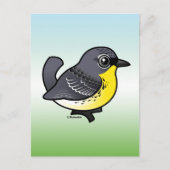 Birdorable Kirtland's Warbler Postkarte (Vorderseite)