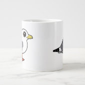 Birdorable Kittiwake Jumbo-Tasse (Vorderseite)