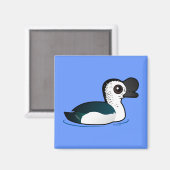 Birdorable-Knoblauchduck Magnet (Vorderseite/Rückseite)