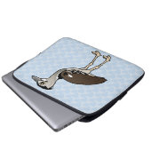 Birdorable Kori Bustard Laptopschutzhülle (Vorne Knopf)