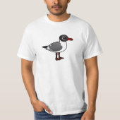 Birdorable lachende Möve T-Shirt (Vorderseite)