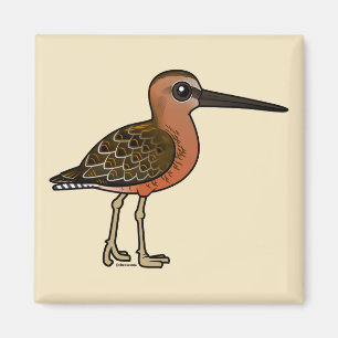 Birdorable Lang-berechnete Dowitcher Magnet