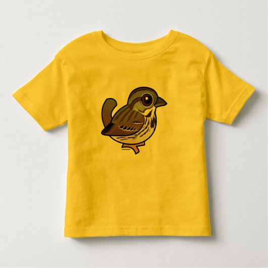Birdorable Lied-Spatz Kleinkind T-shirt (Vorderseite)