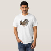 Birdorable Lied-Spatz T-Shirt (Vorne ganz)