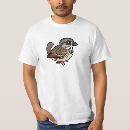 Birdorable Lied-Spatz T-Shirt (Vorderseite)
