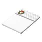 Birdorable Lovebirds Weihnachtskranz Notizblock (Rotiert)