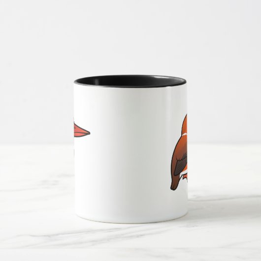 Birdorable Madagascar Pygmy Kingfisher Tasse (Zentrum)