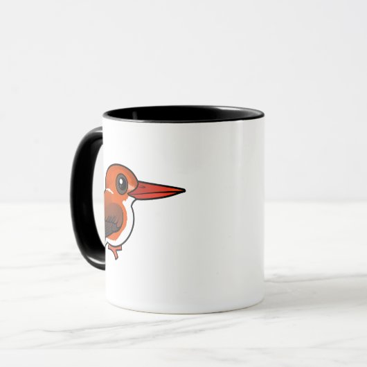 Birdorable Madagascar Pygmy Kingfisher Tasse (Vorderseite Links)