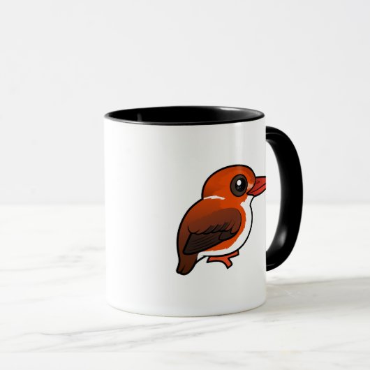 Birdorable Madagascar Pygmy Kingfisher Tasse (VorderseiteRechts)