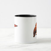 Birdorable Madagaskar-Zwergfischer Tasse (Zentrum)