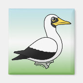 Birdorable Masked Booby Magnet (Vorne)