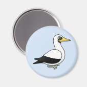 Birdorable Masked Booby Magnet (Vorderseite/Rückseite)