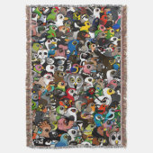 Birdorable Menge Decke (Vorderseite Vertikal)