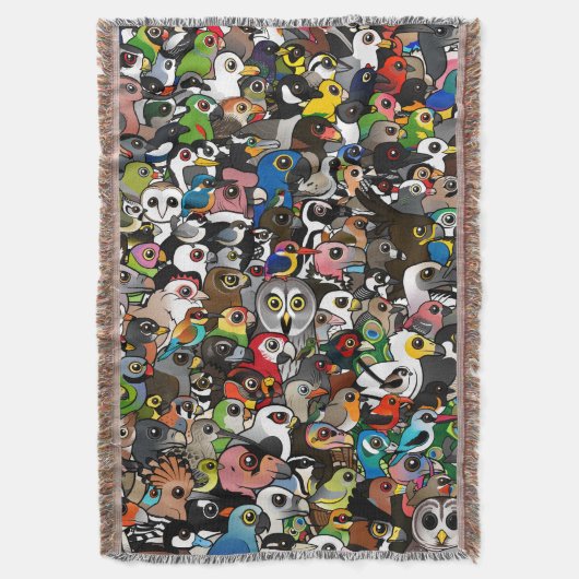 Birdorable Menge Decke (Vorderseite Vertikal)