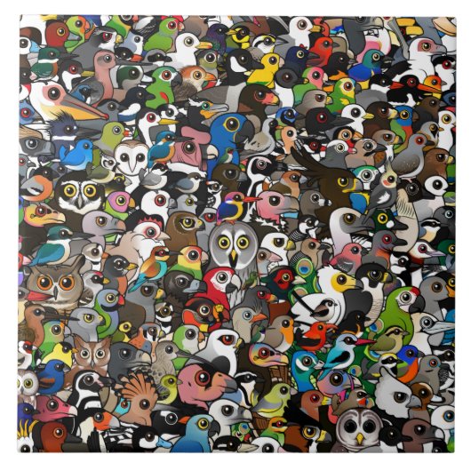 Birdorable Menge Fliese (Vorderseite)