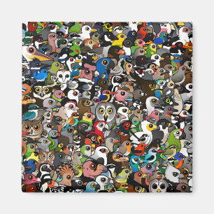 Birdorable Menge Magnet