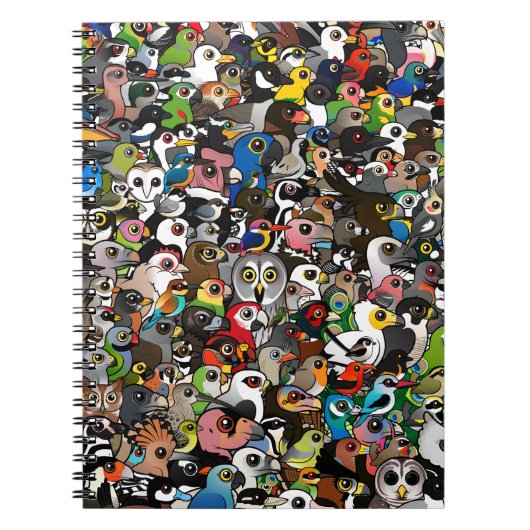 Birdorable Menge Notizblock (Vorderseite)