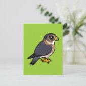 Birdorable Merlin Postkarte (Stehend Vorderseite)