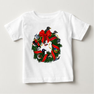 Birdorable NA Backyard Birds Weihnachtsschaden Baby T-shirt