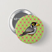 Birdorable Noisy Miner Button (Vorne & Hinten)