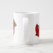 Birdorable NordKardinal Jumbo-Tasse (Rückseite)