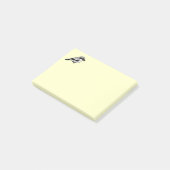 Birdorable NordShrike Post-it Klebezettel (angewinkelt)