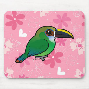 Birdorable Northern Emerald Toucanet Mousepad