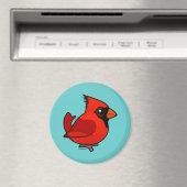 Birdorable Northern Kardinal Magnet (In Situ (Geschirrspüler))