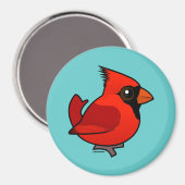 Birdorable Northern Kardinal Magnet (Vorderseite/Rückseite)