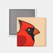 Birdorable Northern Kardinal Magnet (Vorderseite/Rückseite)
