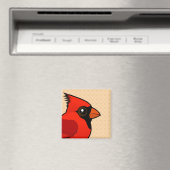 Birdorable Northern Kardinal Magnet (In Situ (Geschirrspüler))