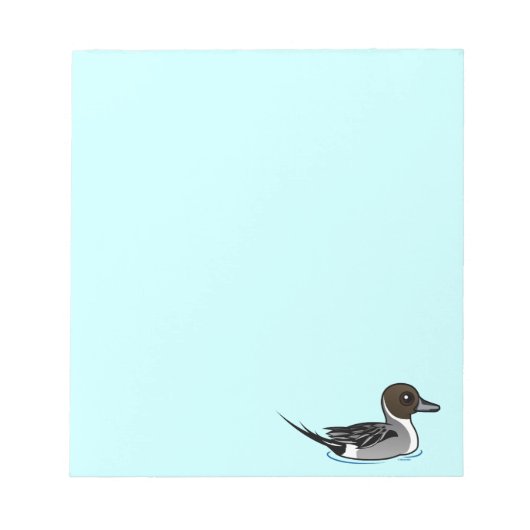 Birdorable Northern Pintail Notizblock (Vorderseite)
