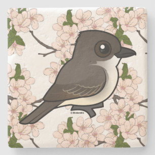 Birdorable OstPhoebe Steinuntersetzer