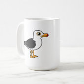 Birdorable Pacific Gull Kaffeetasse (Vorderseite Links)