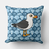 Birdorable Pacific Gull Kissen (Vorderseite)