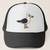 Birdorable Pacific Gull Truckerkappe (Vorderseite)