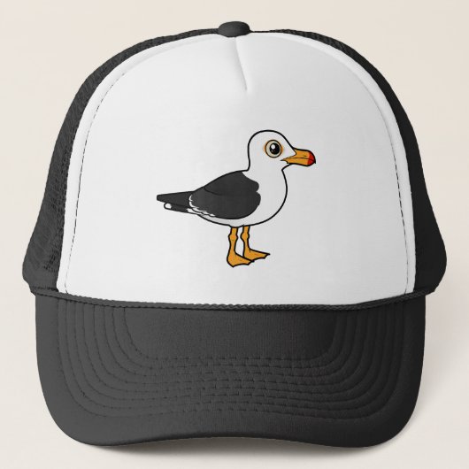 Birdorable Pacific Gull Truckerkappe (Vorderseite)